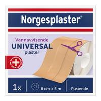 Norgesplaster Universal Plasterrulle 6 cm x 5 m