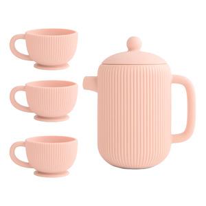 Mushie Silicone Tea Play Set Blush Stk