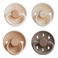 FRIGG Round Latex Str. 2 - Crystal Sparkle - 4 stk.