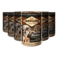 Carnilove Vådfoder - hjort & rensdyr - 6 x 400 g.
