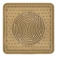 Hevea Slikkemåtte - Hunter Green - 1 stk.