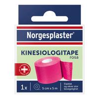 Norgesplaster Kinesiologitape 5 cm x 5 m - Rosa - 1 stk.