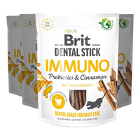 Brit Dental Stick, probiotika & kanel - 4 poser.