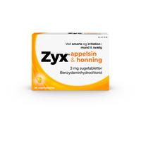 Zyx Appelsin/Honning - 20 sugetabletter