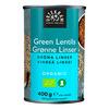 Urtekram grønne linser i dåse Ø - 400 g