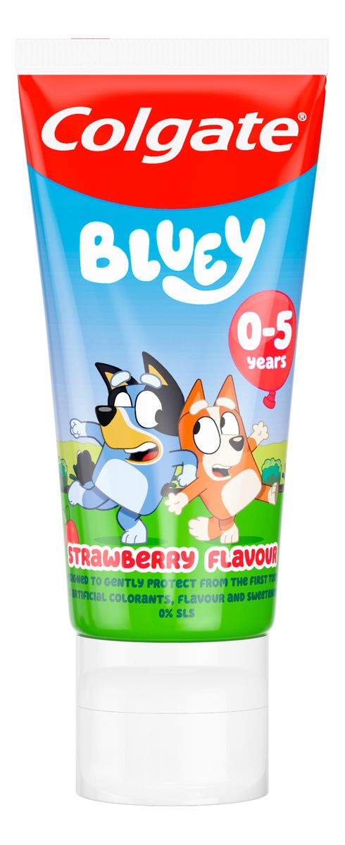 Køb Colgate Tandpasta Bluey 0-5 år - 50 ml. billigt hos Med24.dk
