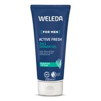 Weleda For Men Active Fresh 3in1 Shower Gel - 200 ml.