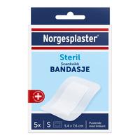 Norgesplaster Scankvikk Steril Bandage 5,4 x 7,6 cm - 5 stk.