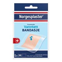 Norgesplaster Scankvikk Vandtæt Bandage 7,9 x 9,7 cm - 5 stk.