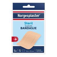 Norgesplaster Scankvikk Bandage 5,4 x 7,6 cm Beige - 5 stk.