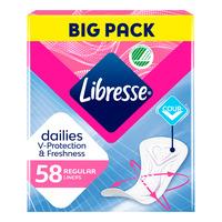 Libresse Regular Trusseindlæg Big Pack - 58 stk.