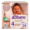 Libero Touch 4 Åben Ble 7-12 kg. - 24 stk.