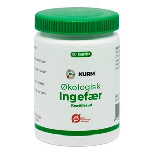 Kurm Ø Ingefær 60 Kaps