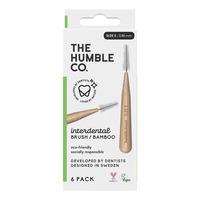 The Humble Co. mellemrumsbørste str. 5, grøn - 6 stk.