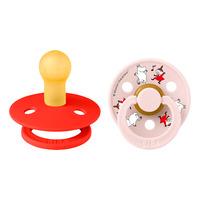 BIBS x Moomin Colour Latex Dancing - Candy Apple mix - Str. 1