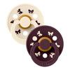 BIBS Colour Latex Holiday Bow - Ivory/Plum - Flere størrelser