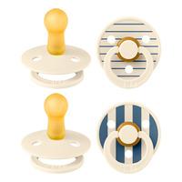 BIBS Studio Colour Pin Ivory Vanilla Mix/Pin Ivory Steel Blue Mix - Str. 2