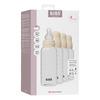 BIBS Baby Bottle Round Silicone 270 ml Ivory - 4 stk.