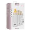 BIBS Baby Bottle Round Latex 270 ml Ivory - 4 stk.