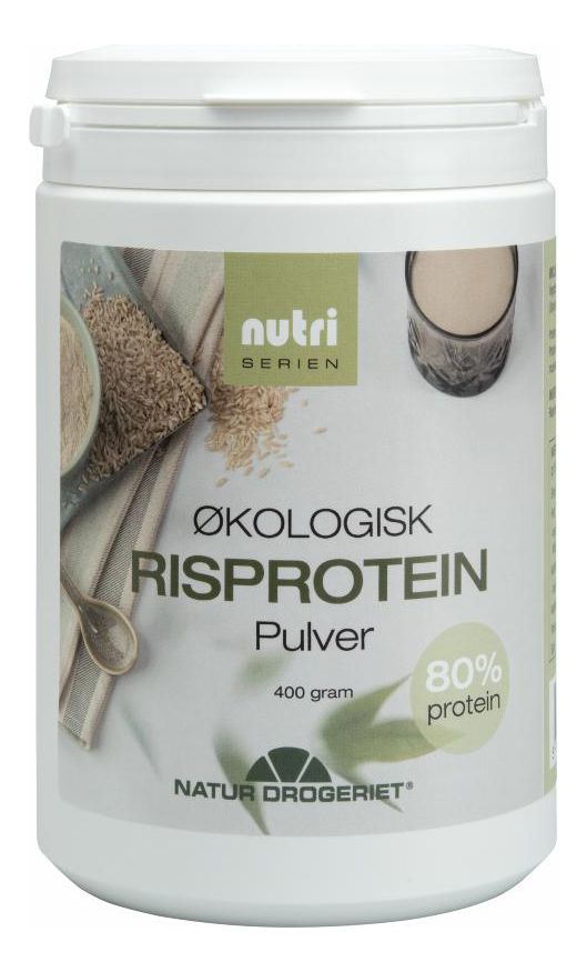 Natur-Drogeriet Økologisk Risprotein 80% proteinpulver, 400 g