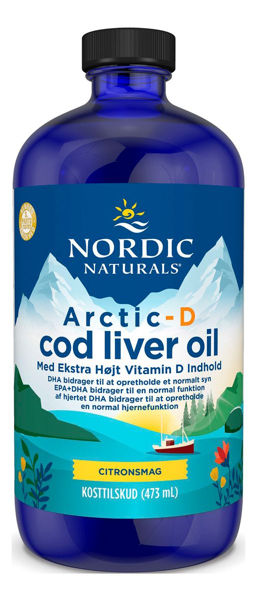 Nordic Naturals Cod Liver Oil + D m. citrus - 473 ml