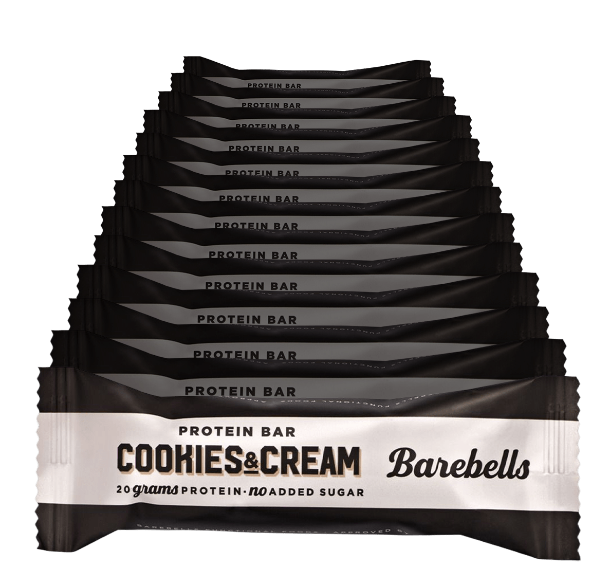 Køb Barebells Proteinbar Cookies & Cream - 12 stk. | Med24.dk