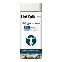 UniKalk 38 µg D-vitamin - 180 tabl.