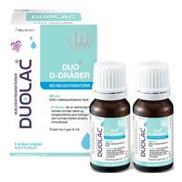 Duolac Duo+ D-dråber - 2 x 7,5 ml Gratis Gave