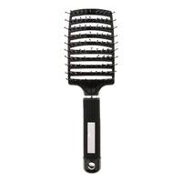 TBC Curved Paddle Brush - Sort - 1 stk.