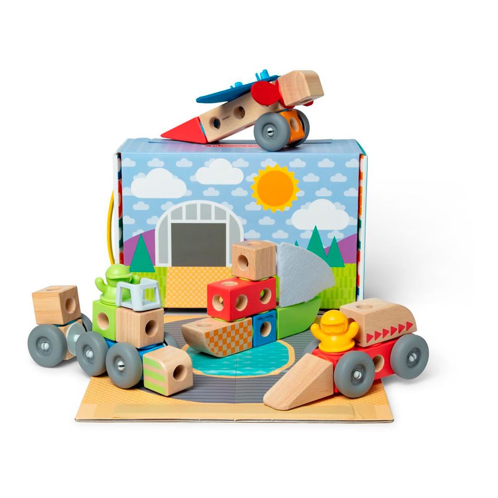 Melissa & Doug Blockables Stad Speelset 73-delig