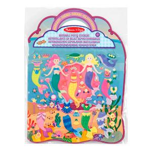 Melissa & Doug Puffy Klistermærker Genanvendelige - Havfrue - 1 stk.