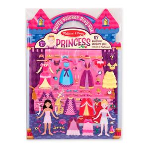 Melissa & Doug Puffy Klistermærker Genanvendelige - Prinsesse - 1 stk.