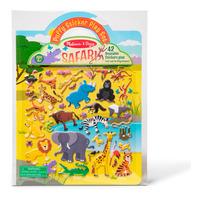 Melissa and Doug Puffy Klistermærker - Safari - 1 stk.