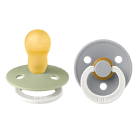 BIBS Colour GLOW Latex Sage/Cloud 2 pak - Str. 3