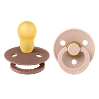 BIBS Colour Latex Woodchuck/Blush 2 pak - Str. 3