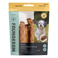 Faunakram 10 cm Chicken Hot Dog wtih Liver Filling - 300 g.