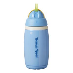 Tommee Tippee Natural Start Termodrikkedunk m. sugerør 266 ml. - Blå - 1 stk.