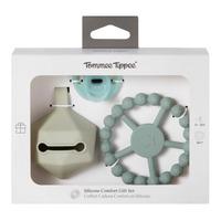 Tommee Tippee Silicone Comfort Gaveæske i Grøn - 1 sæt.