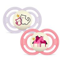 MAM Perfect Silk Night Sut Pink 16-36 mdr. - 2 stk.