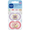MAM Original Night Sut 16-36 mdr., Pink/Hvid - 2 stk.