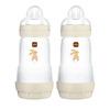 MAM Easy Start Anti-Colic Sutteflaske 260 ml, Neutral - 2 stk.