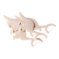 The Humble Co. Kids Floss Picks - Strawberry - 30 stk.