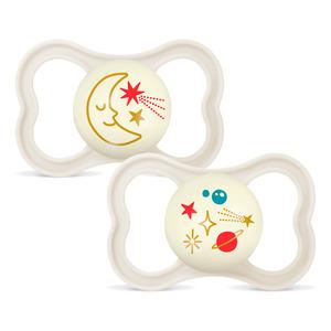 MAM Air Night Silikone Neutral 6-16 mdr. - 2 stk.