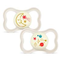 MAM Air Night Silikone Neutral 6-16 mdr. - 2 stk.