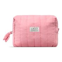 Karen Toilettaske m. tekstur - Pink - 1 stk.