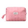 Karen Toilettaske m. tekstur - Pink - 1 stk.