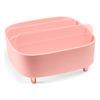 Gillian Jones Makeuporganizer m. 4 rum - Lyserød - 1 stk.