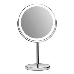 Gillian Jones Spejl m. lys - Sølv - 1 stk.