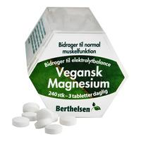 Berthelsen Naturprodukter Vegansk Magnesium - 240 tabl.