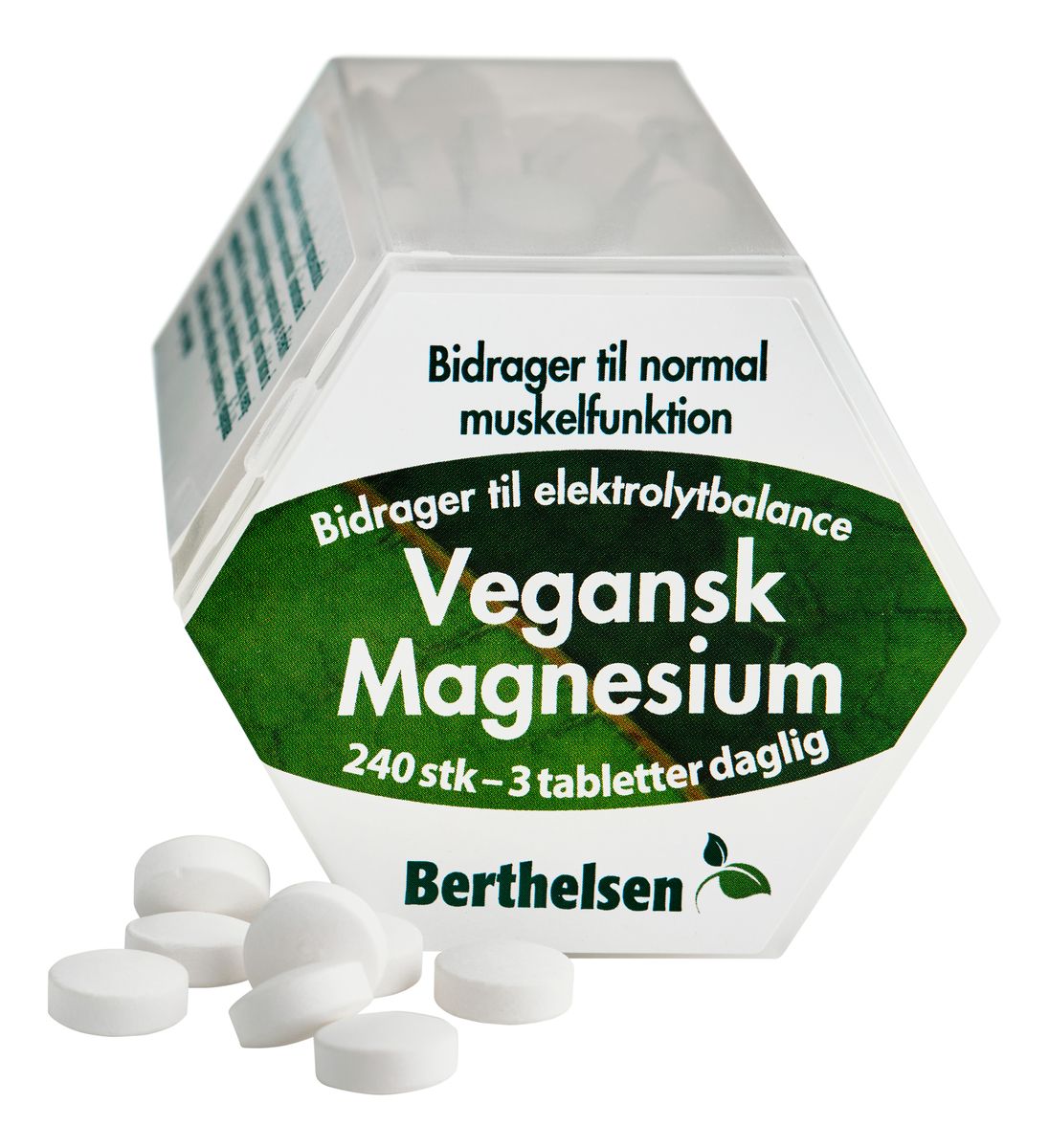 Berthelsen Naturprodukter Vegansk Magnesium - 240 tabl.